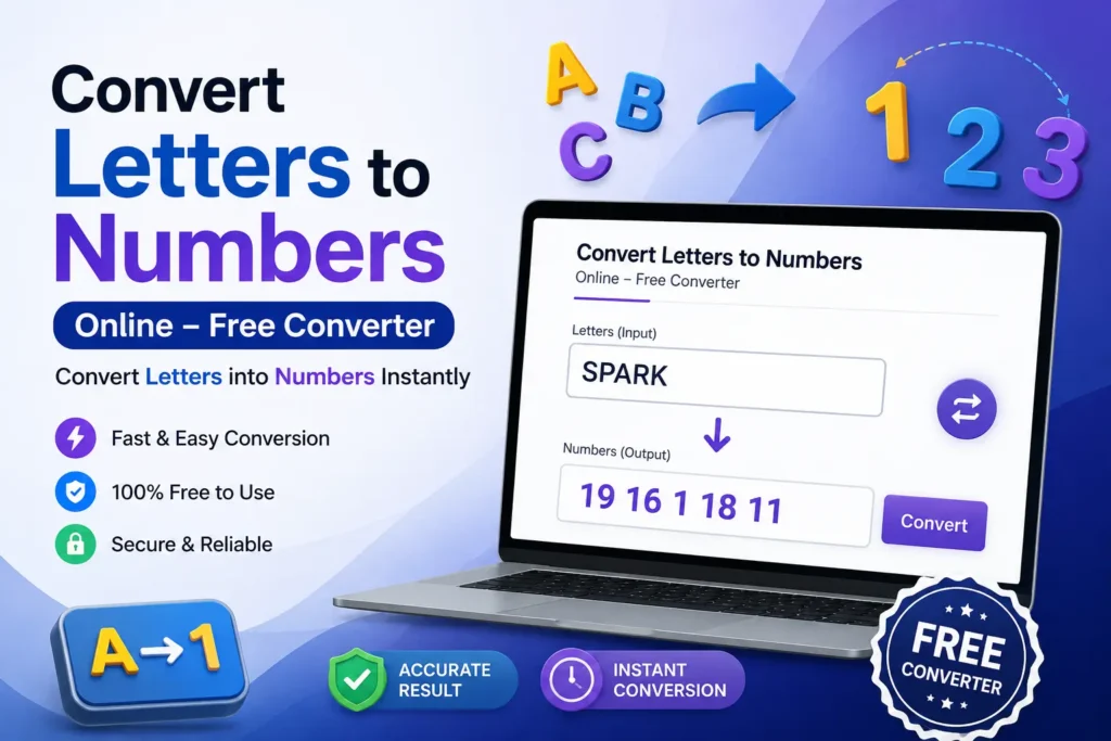 Convert Letters to Numbers Online – Free Converter