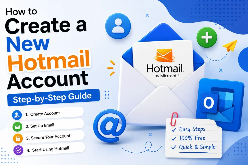 How to Create a New Hotmail Account Step by Step
