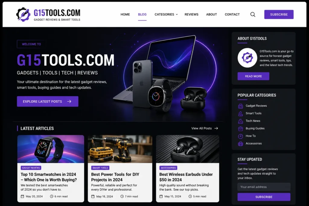 G15Tools.com Support Guide: Contact Details & Help