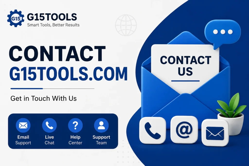 G15Tools.com Contact Details: Email, Support & Assistance