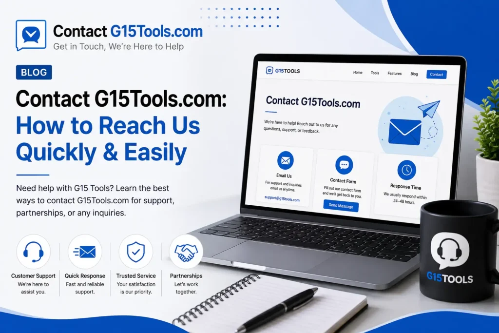 G15Tools.com Contact Details: Email, Support & Assistance