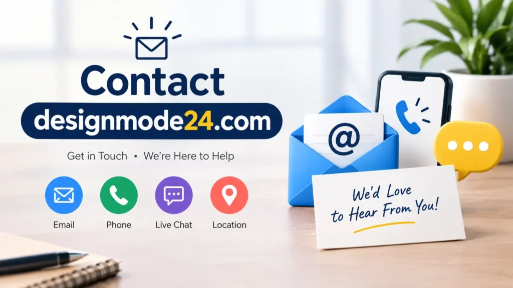 DesignMode24.com Contact Guide: Help & Support